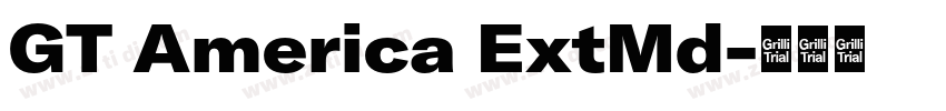 GT America ExtMd字体转换